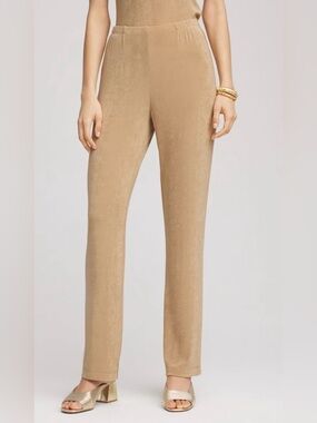 Chico's Travelers No Tummy Knit Pants NWT Size Chicos 3 US 16/XL